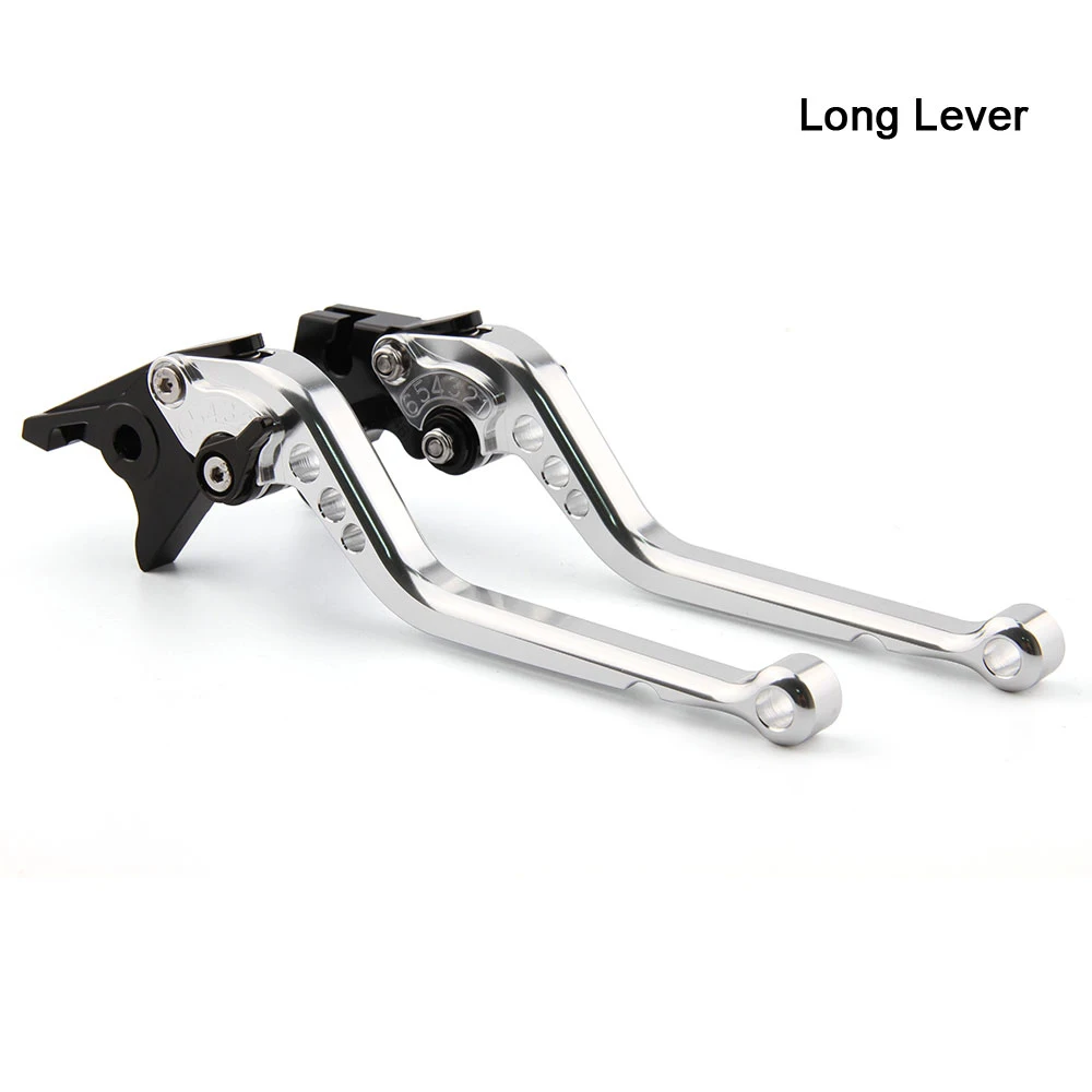 Long-Silver Рычаги с ЧПУ для Kawasaki Z250SL- NINJA 250R 2008-2012 VERSYS 300X- Ninja 400 Рычаги Тормозная система сцепления - Цвет: Long-Silver