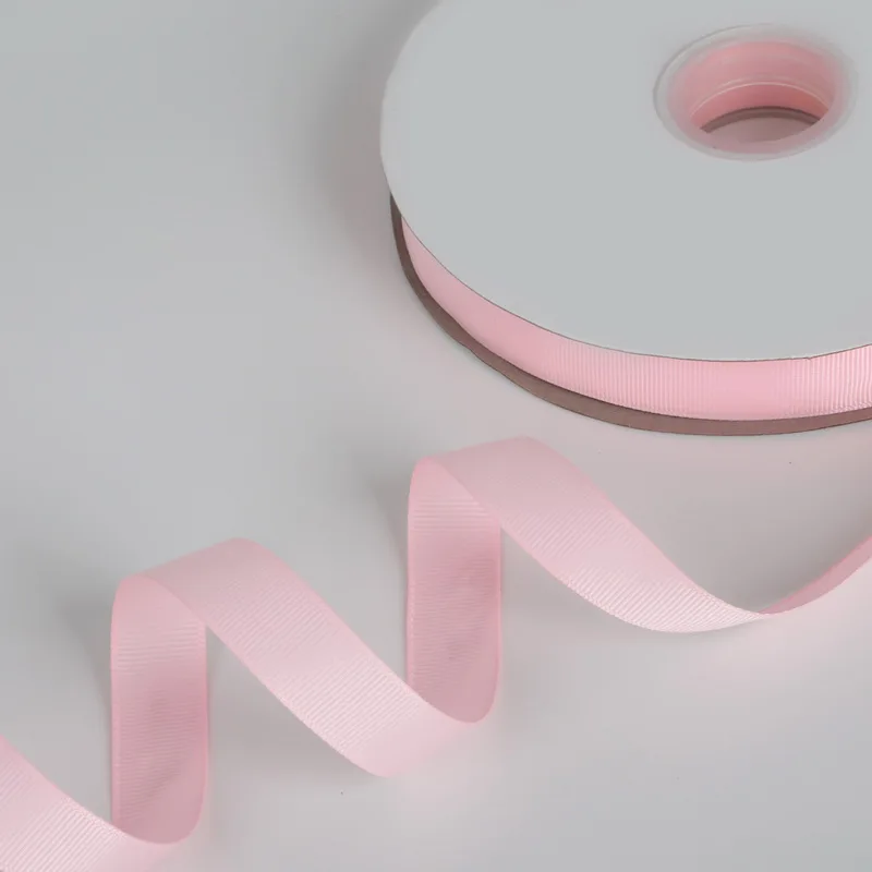 Лента из полиэстера розовая сатиновая лента в полоску для самостоятельного
