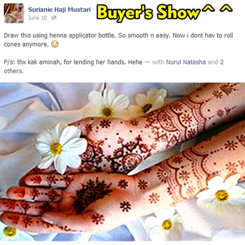 Женская модная михенди хна конус индийская свадебная временная тату инструмент