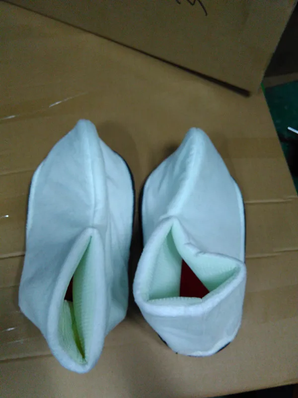 White Shoes BING RUI CO Минни Маус перчатки и обувь талисман костюм головной вентилятор и Миньоны специальный вентилятор и холодный жилет - Цвет: White Shoes