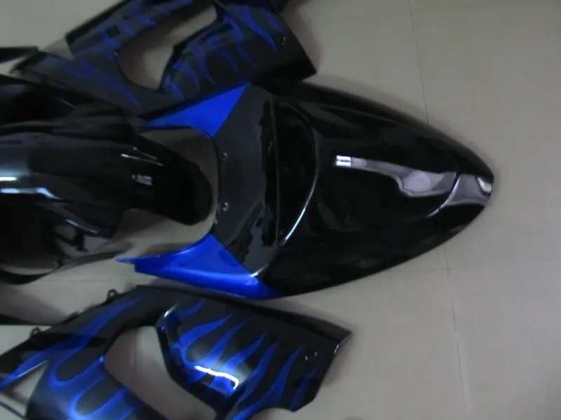 Комплект обтекателей для мотоцикла KAWASAKI Ninja ZX6R 636 05 06 ZX 6R 2005 2006 ABS Синий Пламя