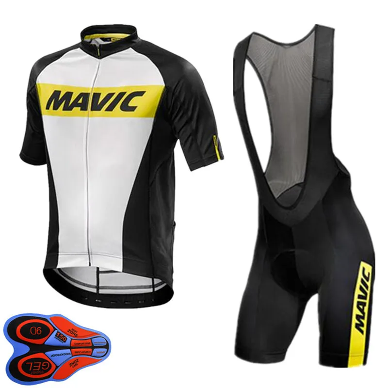 Mavic Лето 2019 г. короткий рукав Велоспорт Джерси комплект цикл велосипедная форма