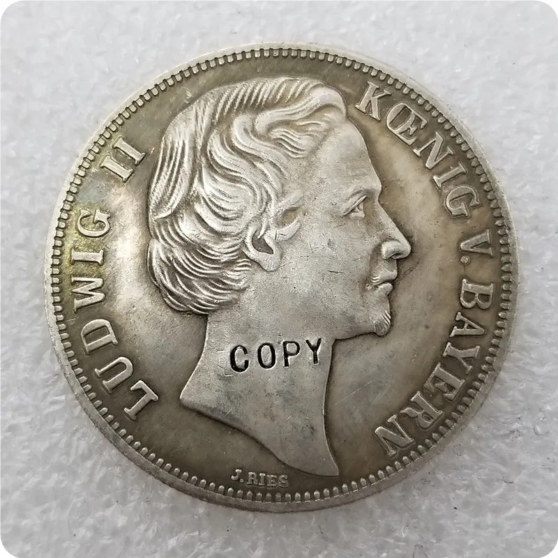 Коллекционные монеты 1866 немецкие штаты памятные Реплика монет коллекционные