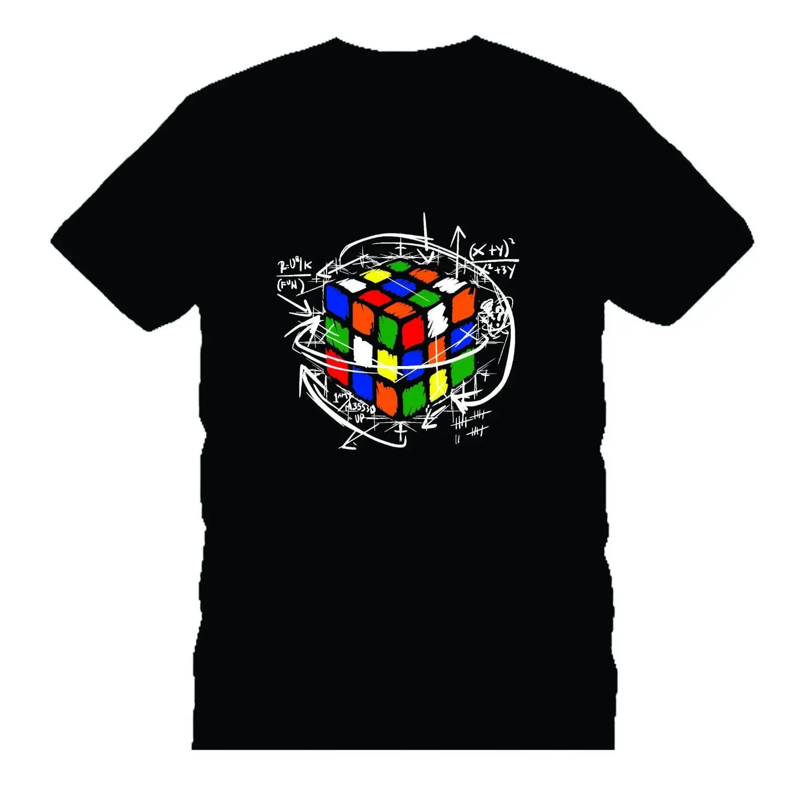 RUBIKCUBE rubix забавная Мужская футболка для детей mashup Новинка 4 2019 дешевые оптовые футболки 100% хлопок мужчин с