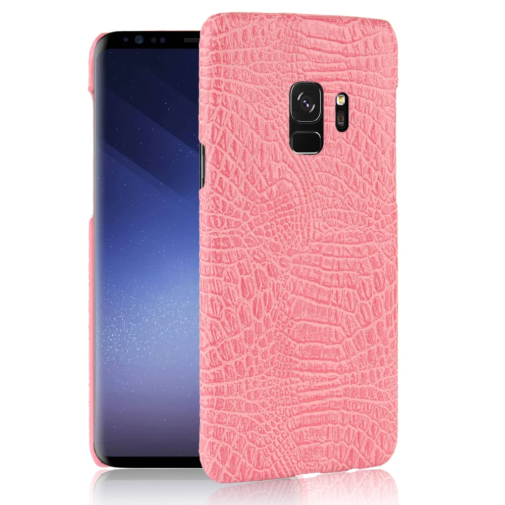 Роскошный чехол с узором под кожу крокодила для Samsung Gaxaly S9 S8 Plus S7 Edge Note 8 A8 2018
