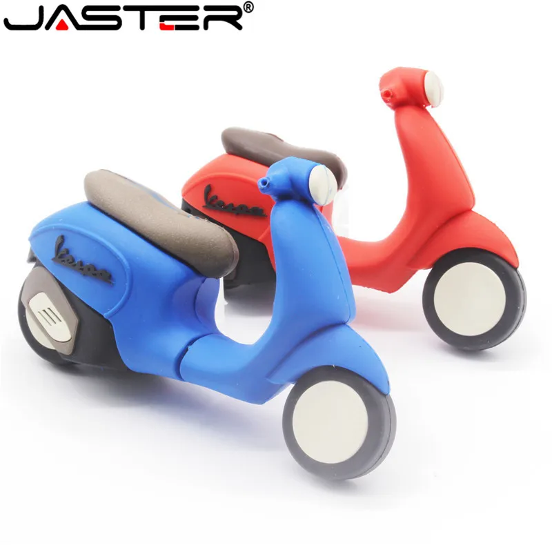 JASTER милый скутер USB флеш-накопитель USB 2,0 флеш-накопитель Миньоны карта памяти Флешка 4 ГБ 8 ГБ 16 ГБ 32 ГБ 64 ГБ подарок