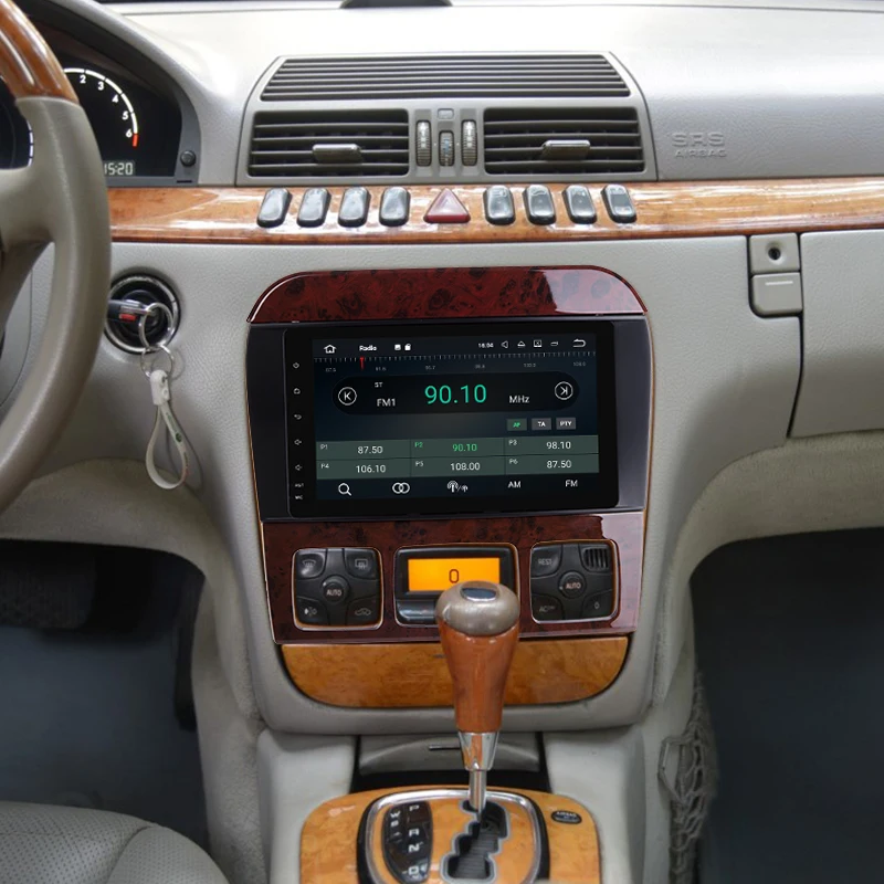 8 дюймов Android 9 0 CarPlay автомобильный dvd плеер для Benz S Class S400 S420 S430 S500 CL600 Wifi TPMS