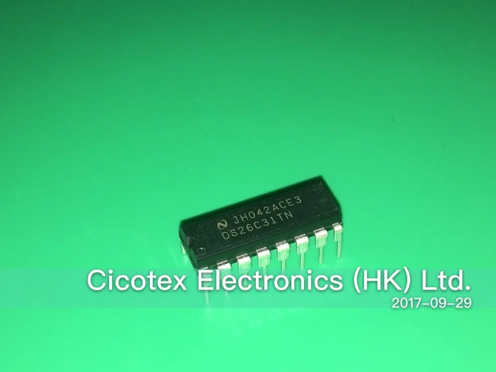 

5pcs/lot DS26C31TN DIP16 IC LINE DRIVER QUAD CMOS 16DIP