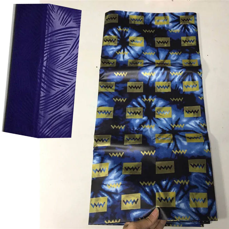 Африканская ткань Bazin riche ткань tissu africain хлопок вышитые Базен riche getzner с тюлевым кружевом комплект африканская кружевная ткань
