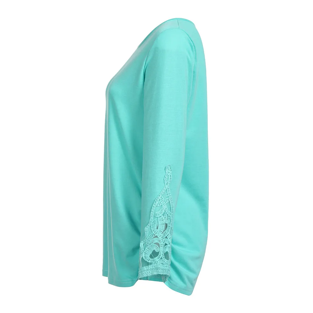 Новинка, женская одежда для мам и беременных, блуза, ropa de mujer, кружевная Повседневная сетчатая рубашка для кормления грудью, кормящих матерей, с длинными рукавами