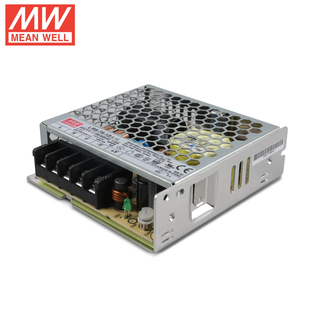 Taiwan Mean Well 12V 6.2A 75W LRS-75-12 power supply switch led monitoring camera LED luminous characters | Лампы и освещение
