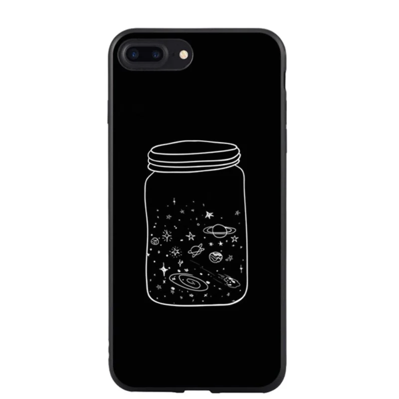 SICOOTE мультфильм Желая бутылка силиконовый телефон чехол для iPhone 7 6 S 8 Plus X 5 5S SE