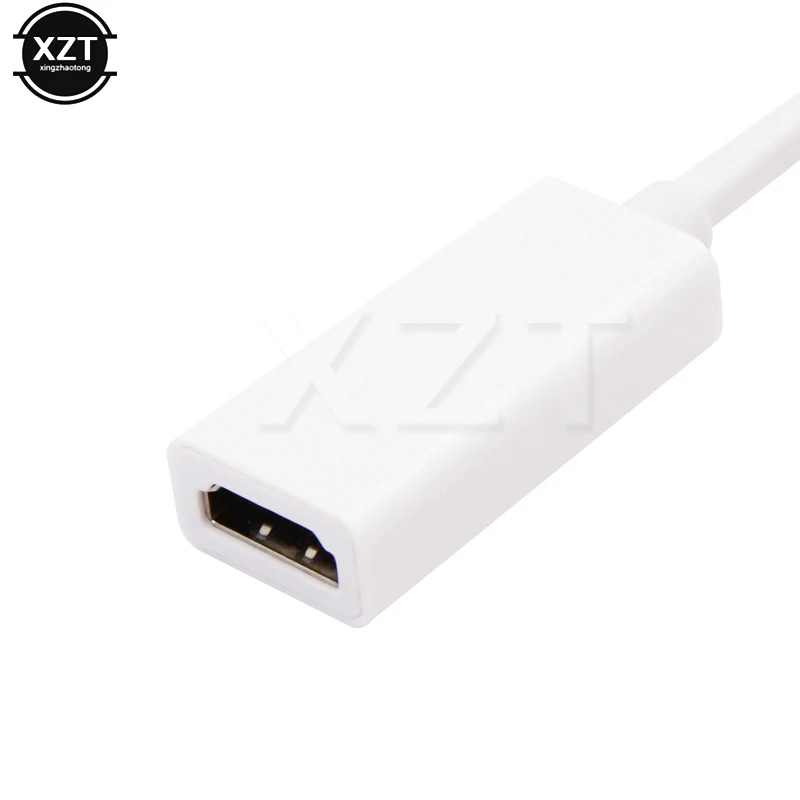 1 шт. переходник с Mini DP на HDMI-совместимый мини-порт дисплея конвертер порта Thunderbolt