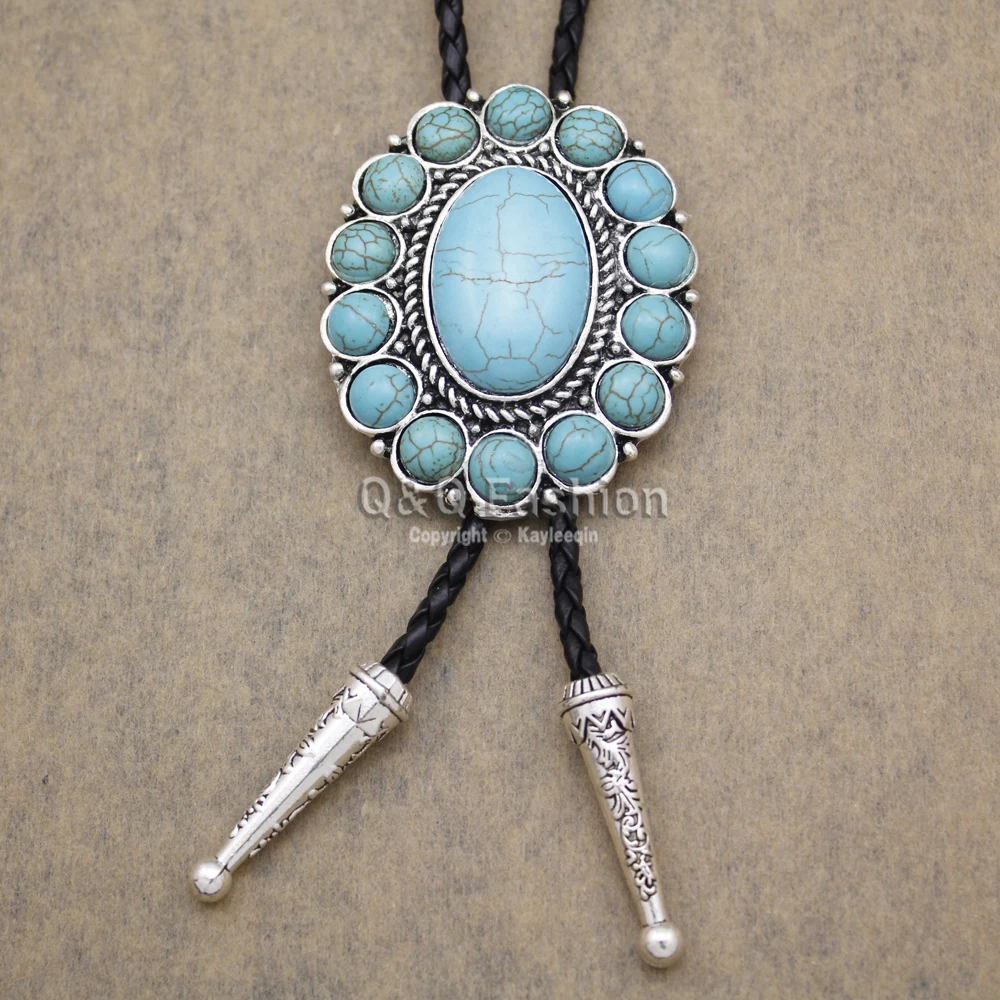 Новое поступление модная индийская Бирюзовая кожа с покрытием из серебра в