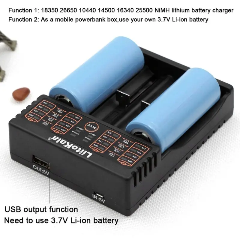 18650 зарядное устройство для 26650 16340 RCR123 14500 10440 AA AAA Li Ion Ni MH Cd аккумуляторная батарея