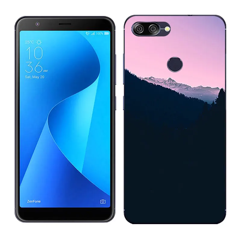 Для Asus Zenfone Max Plus M1 силиконовый чехол Land Луна роспись мягкий чехол для задней панели телефона для Asus Zenfone Max Plus M1 ZB570TL X018D