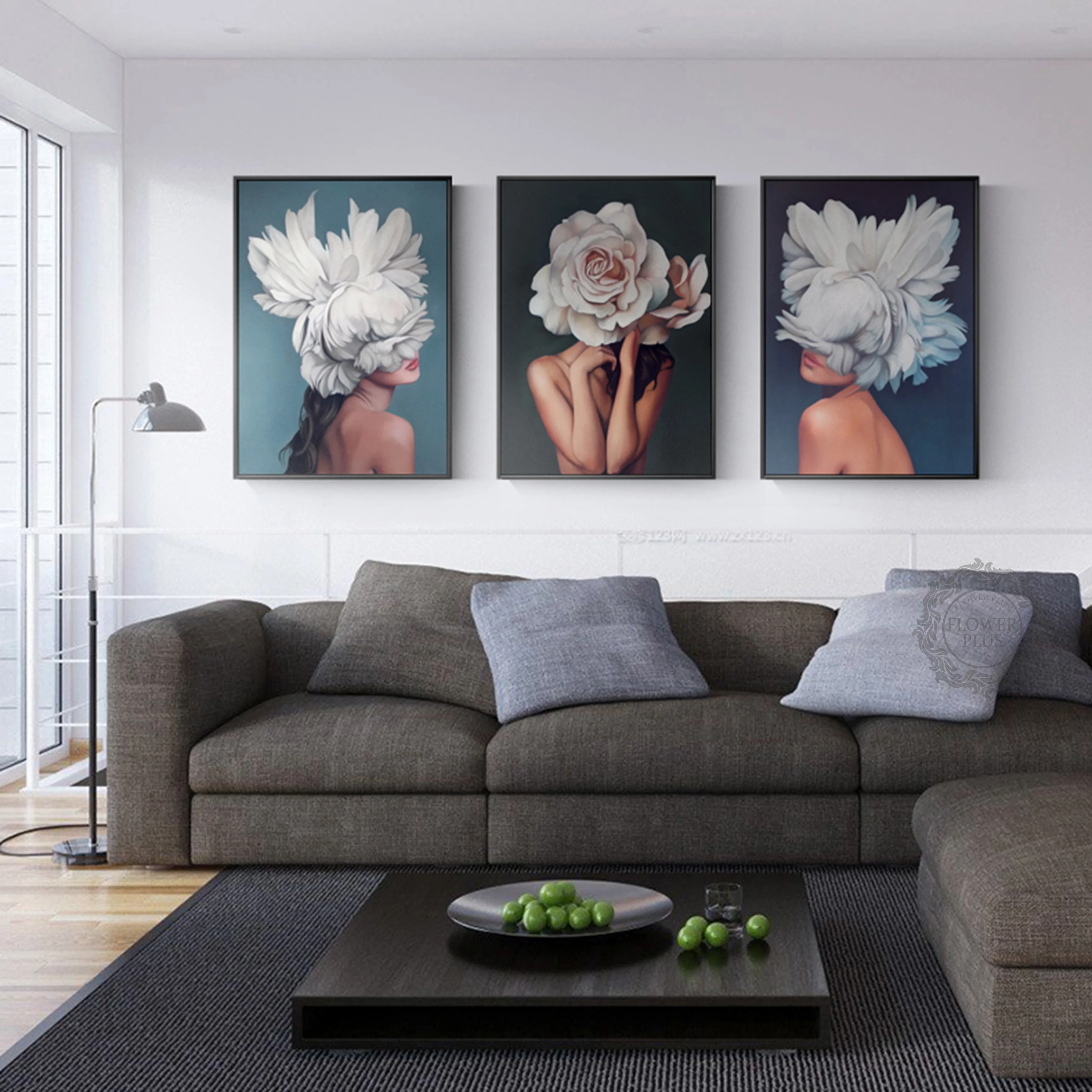 

Figure Sitting Room Decorates Painting Wall Nordic Wind Dining Room Mural Oil Painting Art Abstract Bedroom Hangs A Picture