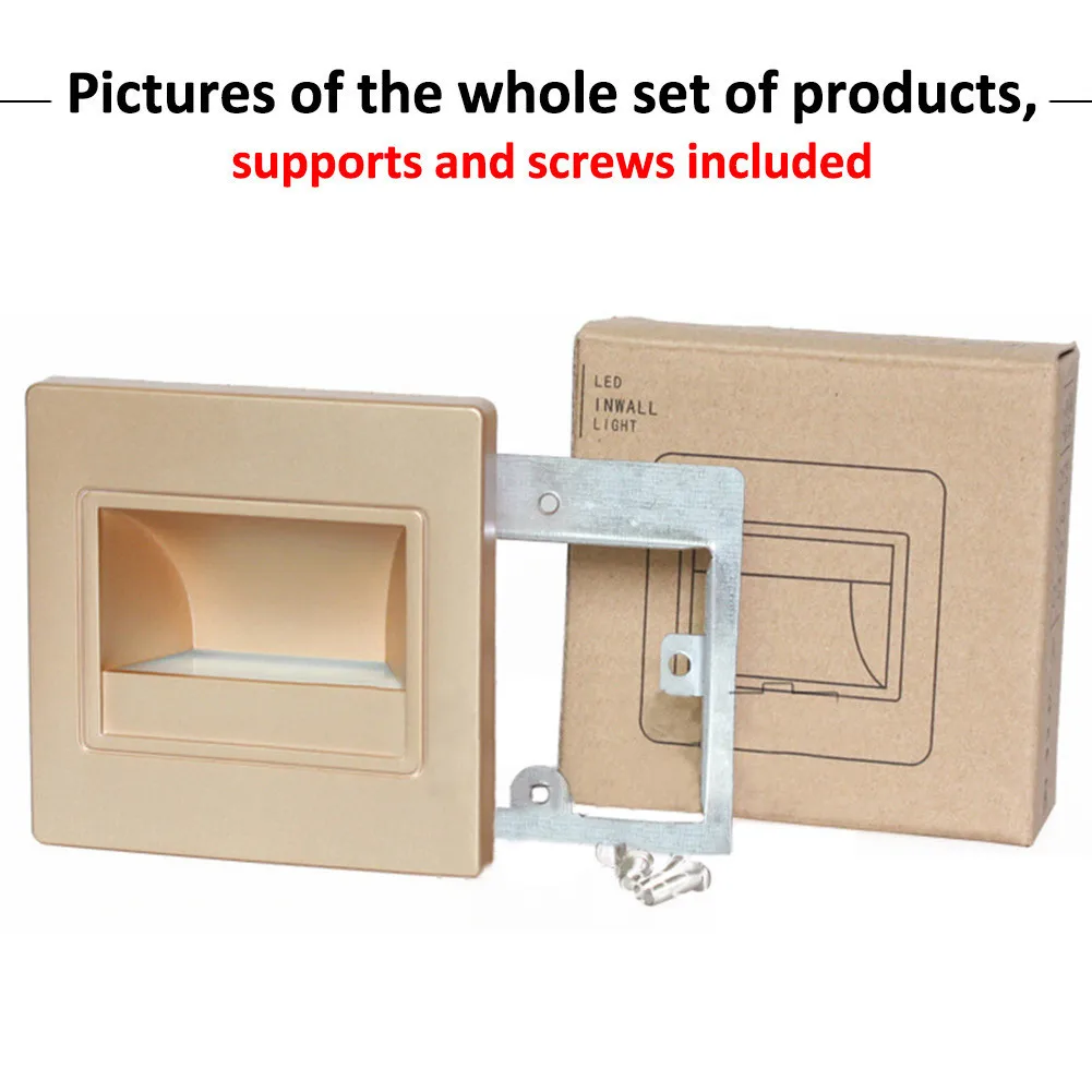 [5 шт./лот] Современные встраиваемые светодиодные светильники для лестниц Новые