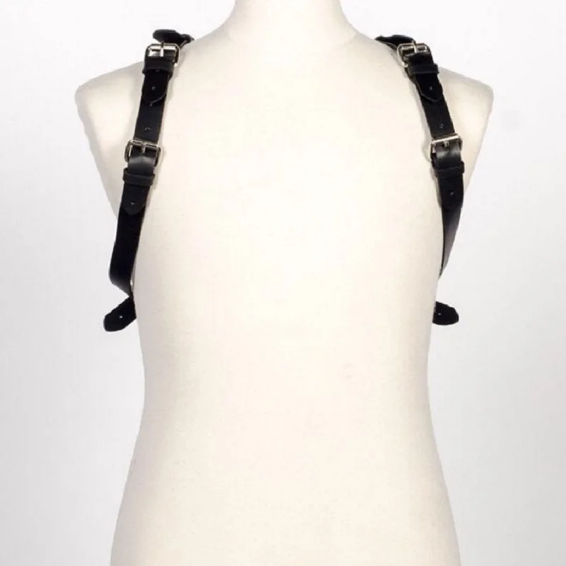 Черного цвета в стиле панк Для Мужчин's Искусственная кожа Пояс жгут для тела