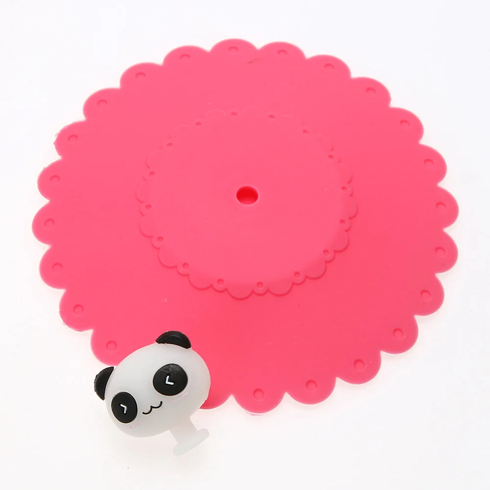 Силиконовый чехол для чашки 1 шт. герметичный с рисунком животных панды слона