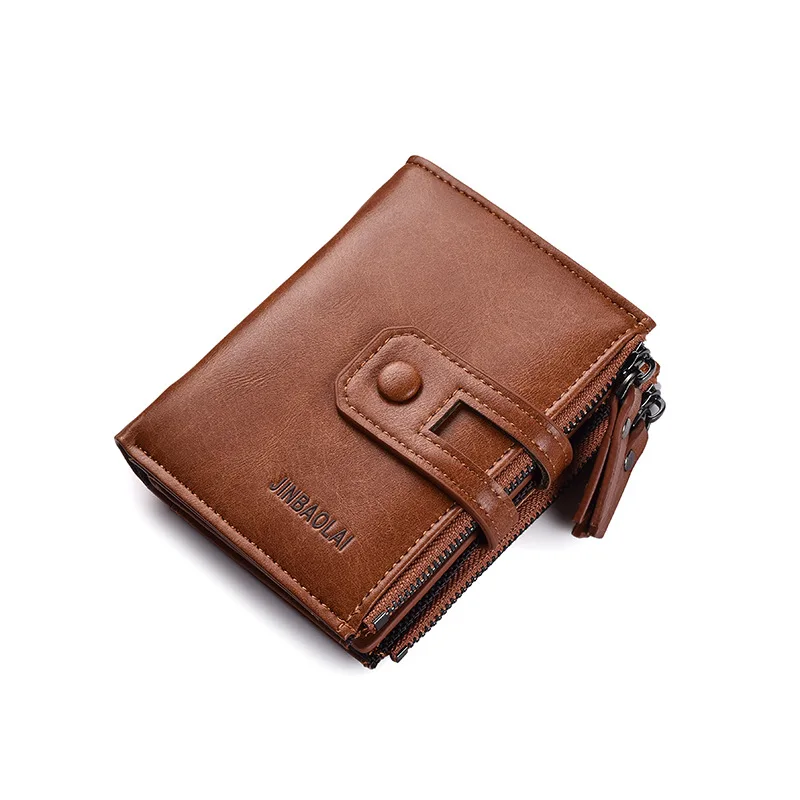 Brown 3803A BISI GORO мужские кошельки для монет, роскошный мужской кошелек, бизнес кредитный держатель для карт, многофункциональная сумка для денег, Кожаный клатч, кошелек для мужчин - Цвет: Brown 3803A