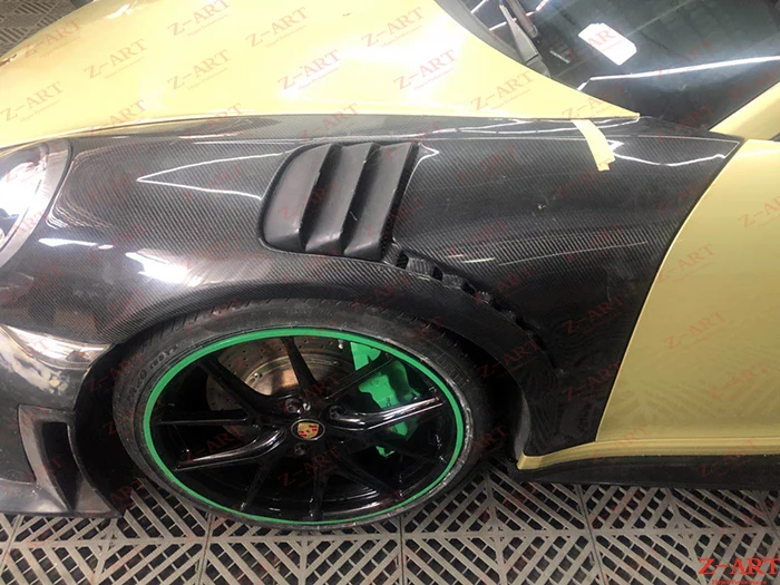 Z-ART 911 GT2 RS переднее крыло для Porsche 911 углеродного волокна переднее крыло для 991,1 991,2 911 2012- GT3 RS переднее крыло