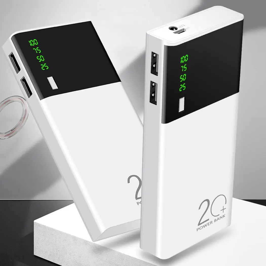 15000 мАч Dual USB power Bank Новый ЖК Внешний аккумулятор внешнее зарядочное устройство