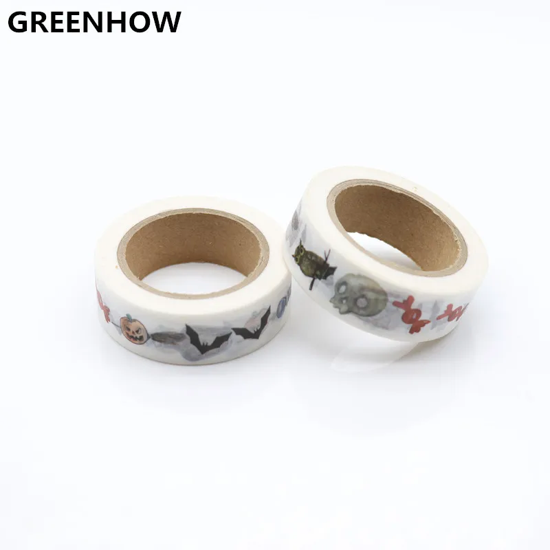 GREENHOW Хэллоуин фольга васи лента японская канцелярская Лента Сделай Сам