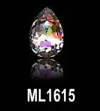 1615-10pcs 10 шт. прозрачные AB 3d стеклянные драгоценные камни для дизайна ногтей ювелирные изделия многоцветные кристаллы для ногтей Стразы алмазные ногти Красота Ювелирные изделия Подвески MC1614 - Цвет: 1615-10pcs