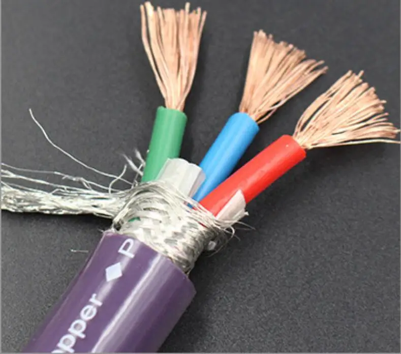 Hi Fi Класс высокая производительность 6N из бескислородной меди Медь 4 0 мм