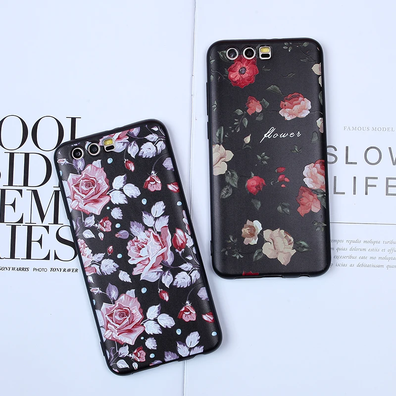 EIRMEON чехол для Huawei Honor 9 10 Lite Nova 3E 2 Plus 6X 7X P8 P9 P10 P20 Pro 2016 2017 3D мягкий рельеф ТПУ