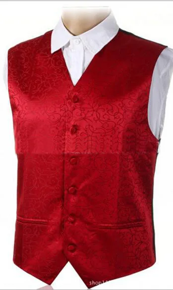 Мужской модный жилет с цветком кешью Приталенный в британском стиле для отдыха