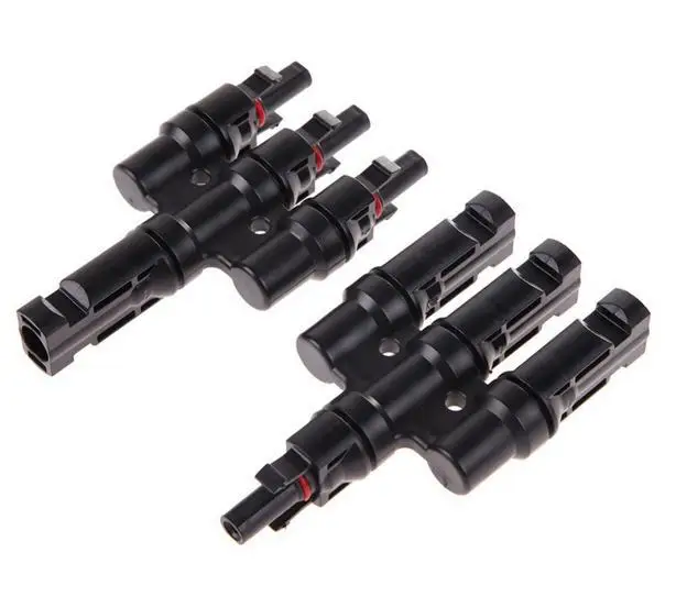 1 пара T образные солнечные соединители 3 в 1|connector f|connector waterproofconnector solar |