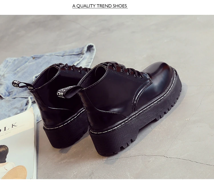 AIYUQI autumn new women's Martin boots Europe and the United States tendon thick women's short boots warm women's shoes