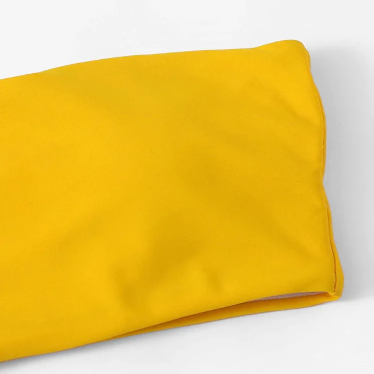 2019 Желтое Бикини бразильский купальник Женский комплект бикини с высокой талией