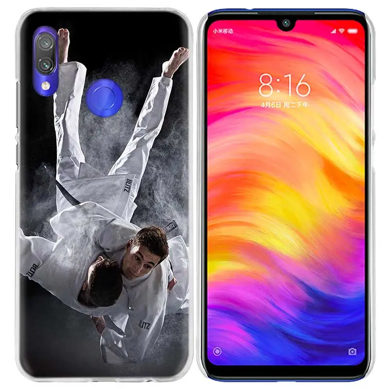 Жесткий чехол для телефона дзюдо тхэквондо для Xiao mi Red mi Go Note 7 6 6A Pro S2 5 5A 4X mi A1 A2 9 mi x 3 5G 8 lite Play F1