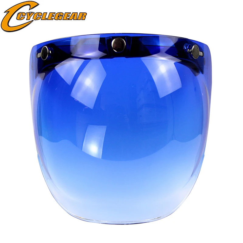 Винтажный мотоциклетный шлем козырек пузырьковый для объектива Ретро