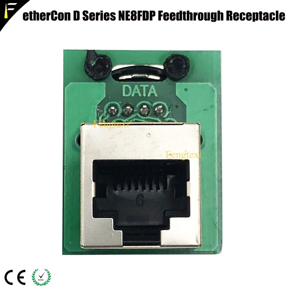 Сетевой разъем Ethernet серии D Панельное крепление RJ45 Проходная розетка для профессионального аудио видео и освещения сетевые приложения