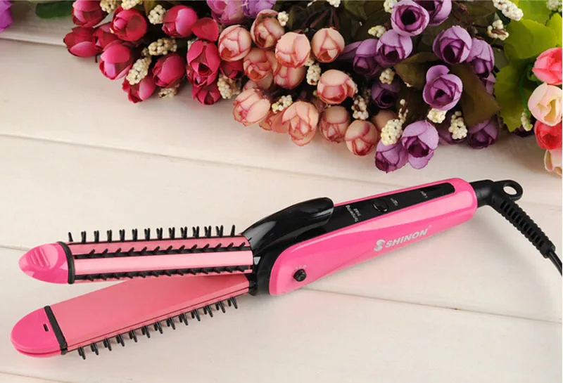 3 в 1 для завивки волос многофункциональные кукурузы Кучерявый волосы расческа