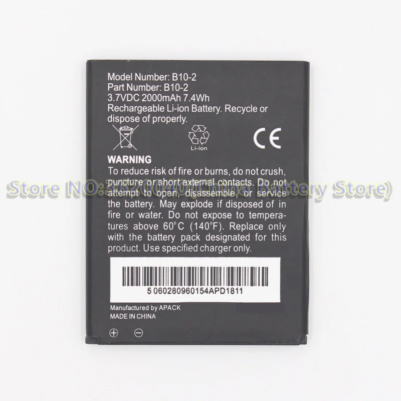 GND 2000 mAh/7.4Wh B10-2 сменная батарея для смартфона гусеницы CAT B15 B15Q B15Q AM литий-ионная батарея литий-полимерная батарея