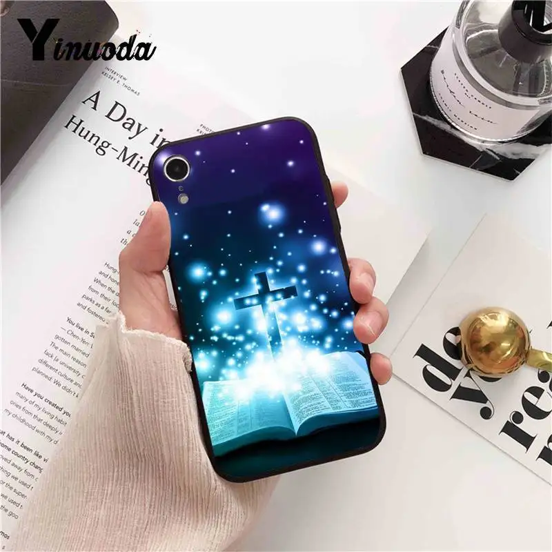 Yinuoda Библия Иисус Христа христианский крест Новый чехол для телефона iPhone 8 7 6 6S 6Plus
