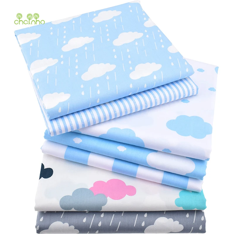 Набивная саржевая хлопковая ткань для самостоятельного лоскутного шитья/ткань