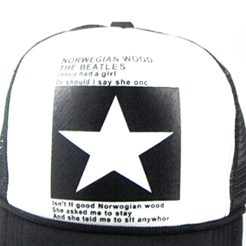 Мужская Женская регулируемая бейсболка со звездами|mesh hat|baseball capadjustable baseball cap |