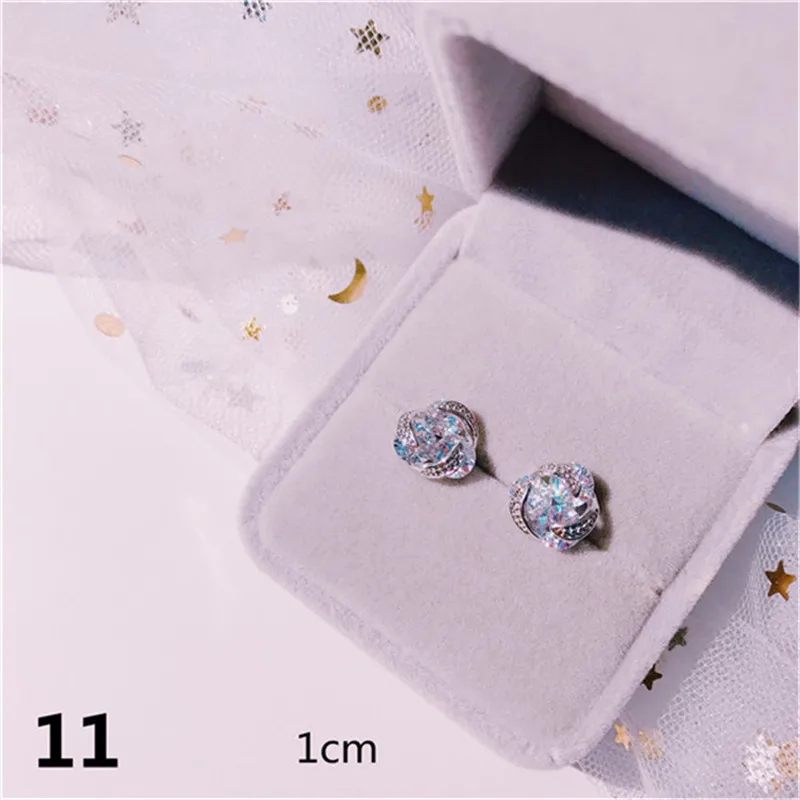 Свадебные серьги стержня для Для женщин темперамент S925 стерлингового серебра простой элегантный Fine Jewelry Свадебные Обручение Aretes