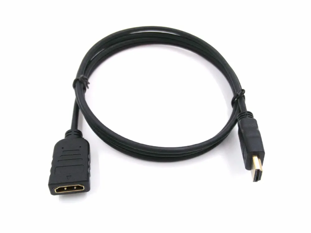 Кабель-удлинитель HDMI штекер-гнездо 30 см/50 см/1 м/2 м/3 м 3D 1 4 в Удлинительный кабель