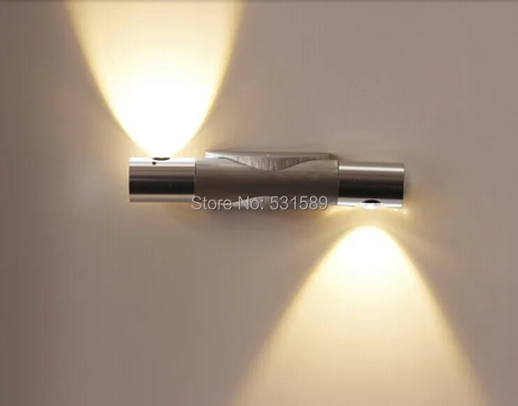 Оптовая продажа 10 шт./лот Бесплатная доставка 2 Вт светодиодные Настенные