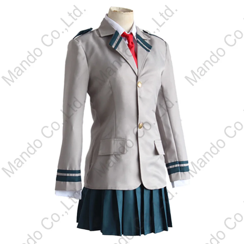 Костюм для косплея аниме Моя геройская Академия Чако урарака униформа девушек