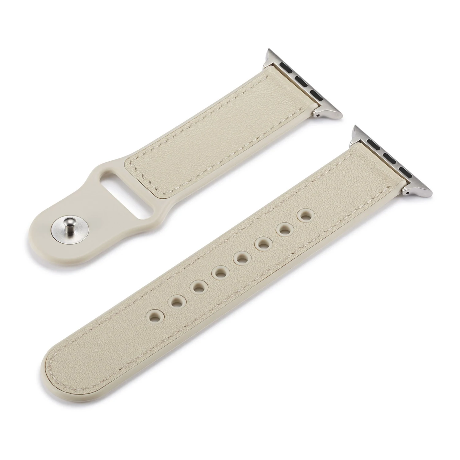 Кожа+ силикон correa для Apple Watch 4 ремешок 42 мм 38 мм 44 мм 40 мм браслет iwatch Band 3 2 аксессуары