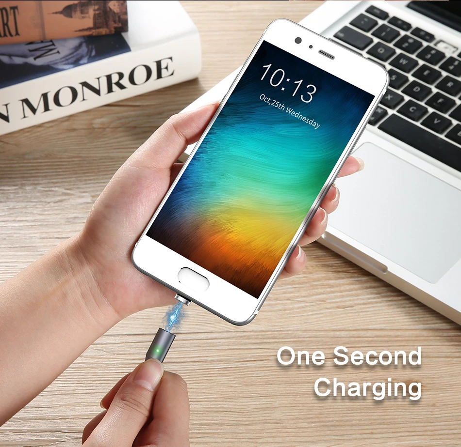 Магнитный кабель FLOVEME для samsung S6 S7, Магнитный зарядный кабель Micro USB Для huawei, Xiaomi, LG, Microusb, кабель для синхронизации данных и зарядки