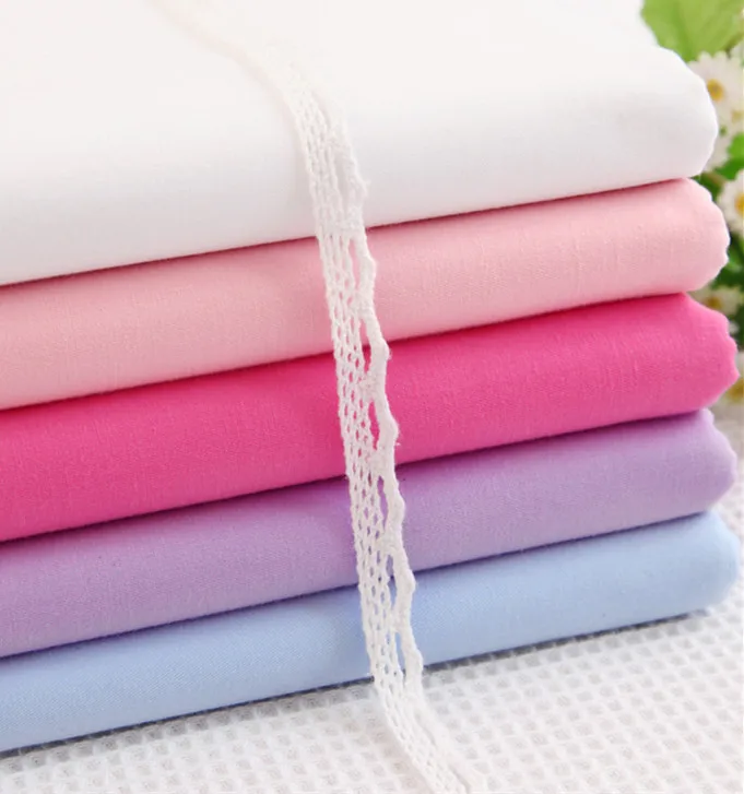 Однотонное детское постельное белье из 100% хлопка 160 х50 см|patchwork fabric|bedding fabricfabric baby |